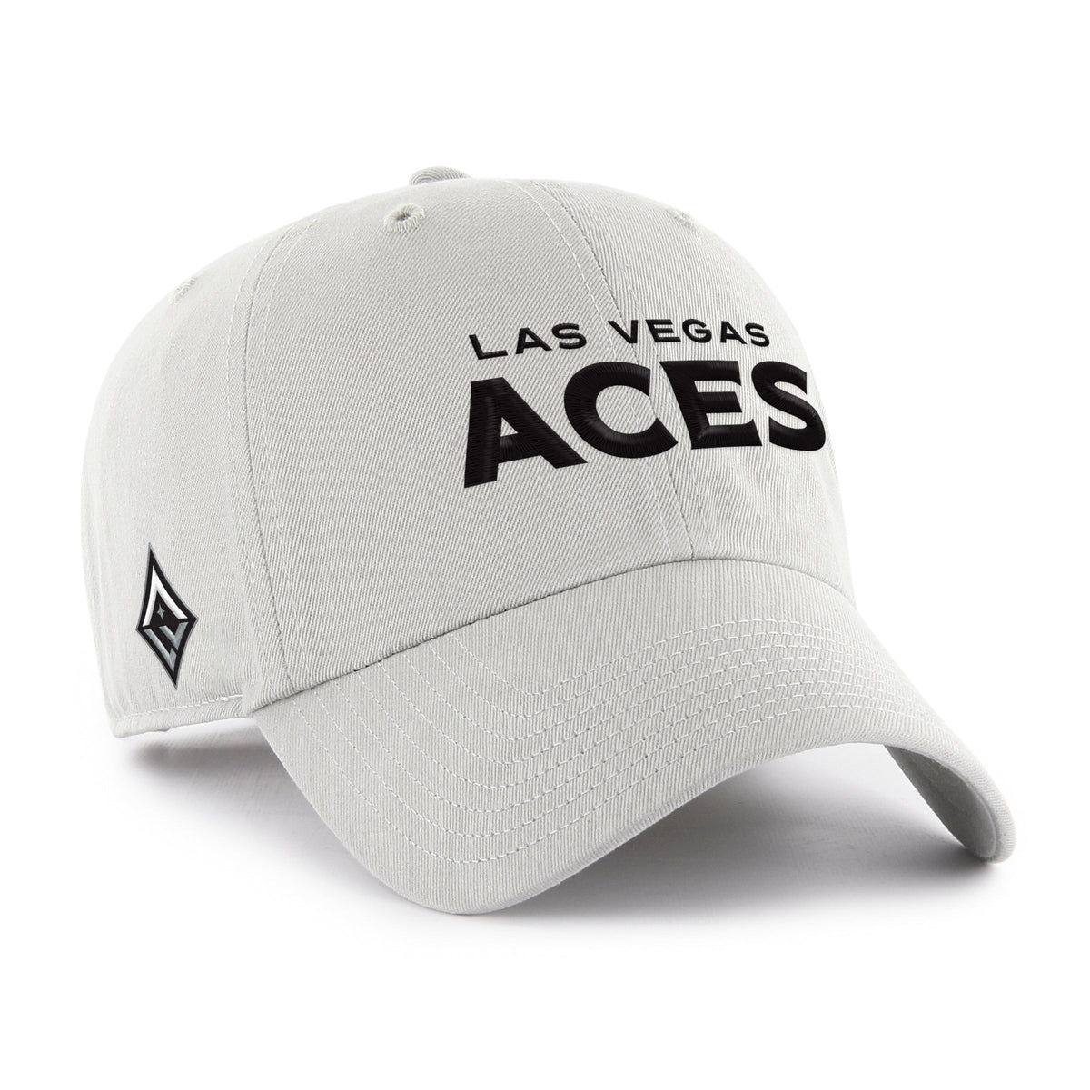 LAS VEGAS ACES BALLPARK SCRIPT SHOT '47 CLEAN UP GRAY