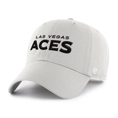 LAS VEGAS ACES BALLPARK SCRIPT SHOT '47 CLEAN UP GRAY