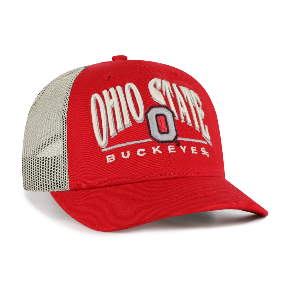 OHIO STATE BUCKEYES ARID '47 TRUCKER RED