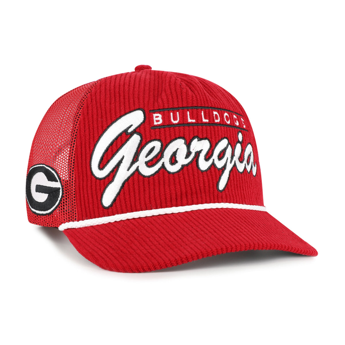 GEORGIA BULLDOGS DOUBLE HEADER MESH '47 HITCH RF RELAXED FIT RED
