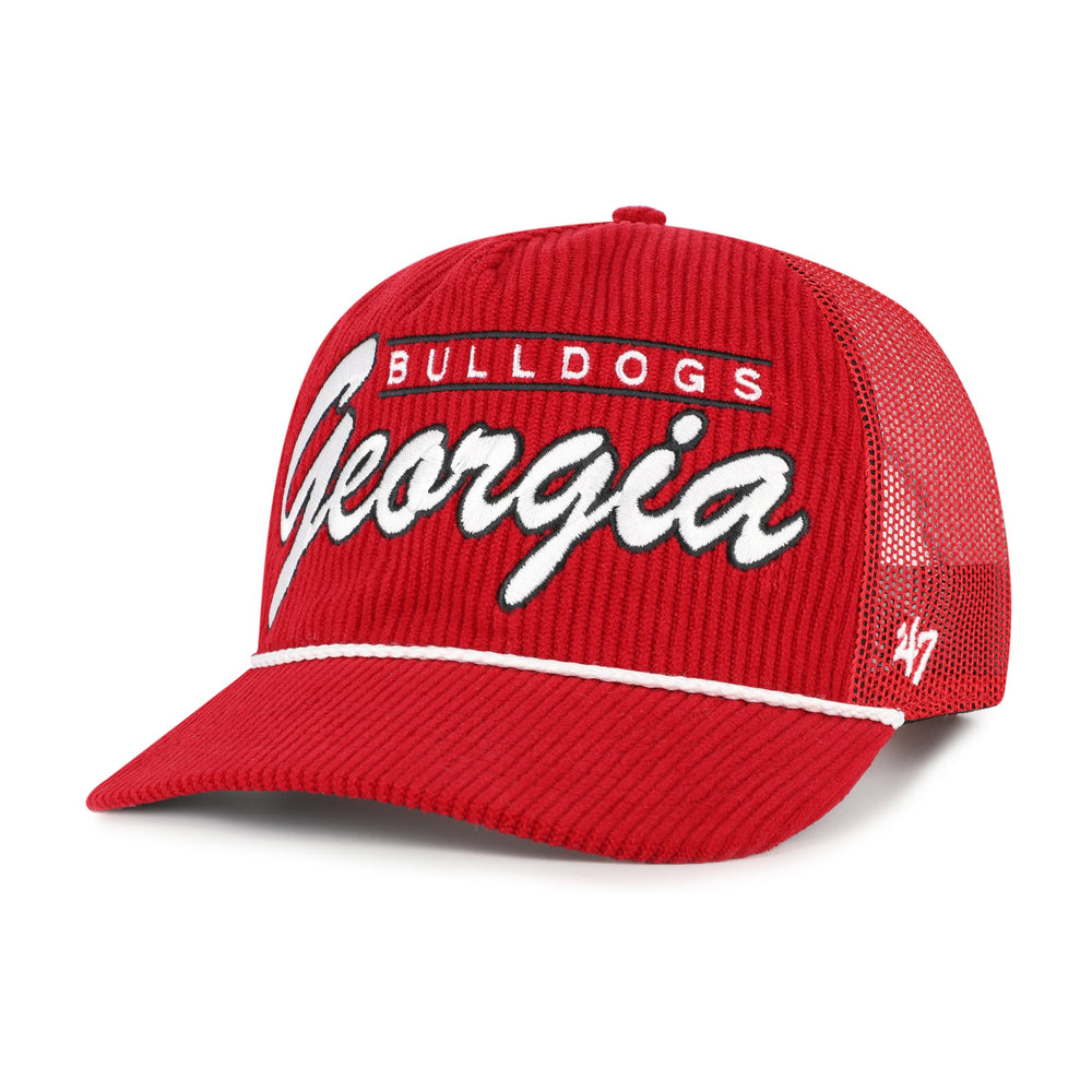 GEORGIA BULLDOGS DOUBLE HEADER MESH '47 HITCH RF RELAXED FIT RED