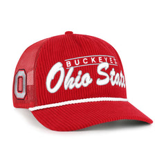 OHIO STATE BUCKEYES DOUBLE HEADER MESH '47 HITCH RF RELAXED FIT RED