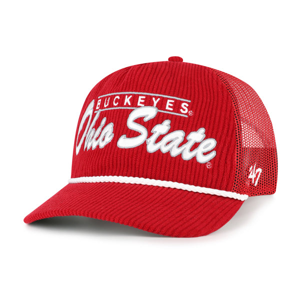 OHIO STATE BUCKEYES DOUBLE HEADER MESH '47 HITCH RF RELAXED FIT RED