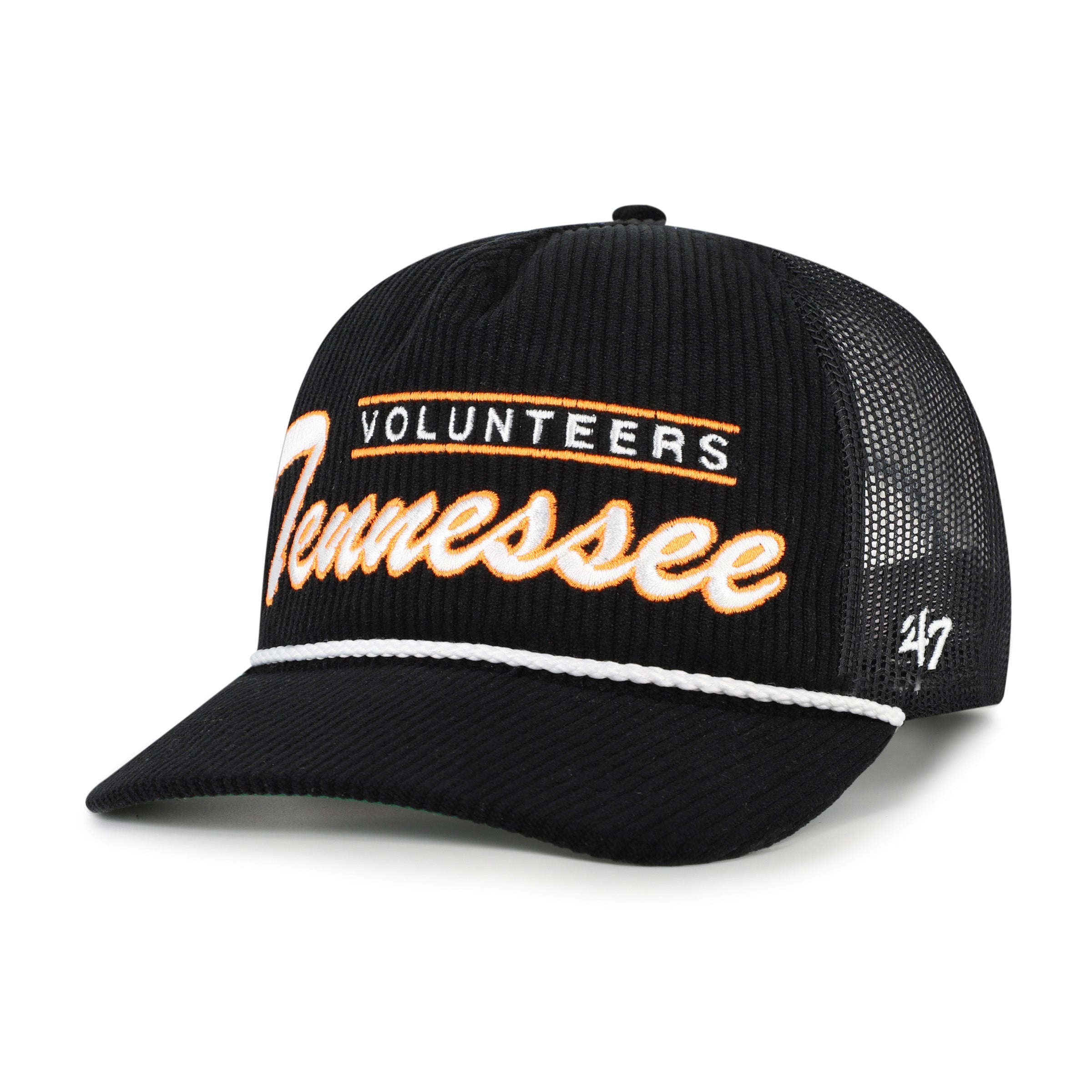 TENNESSEE VOLUNTEERS DOUBLE HEADER MESH '47 HITCH RF RELAXED FIT BLACK