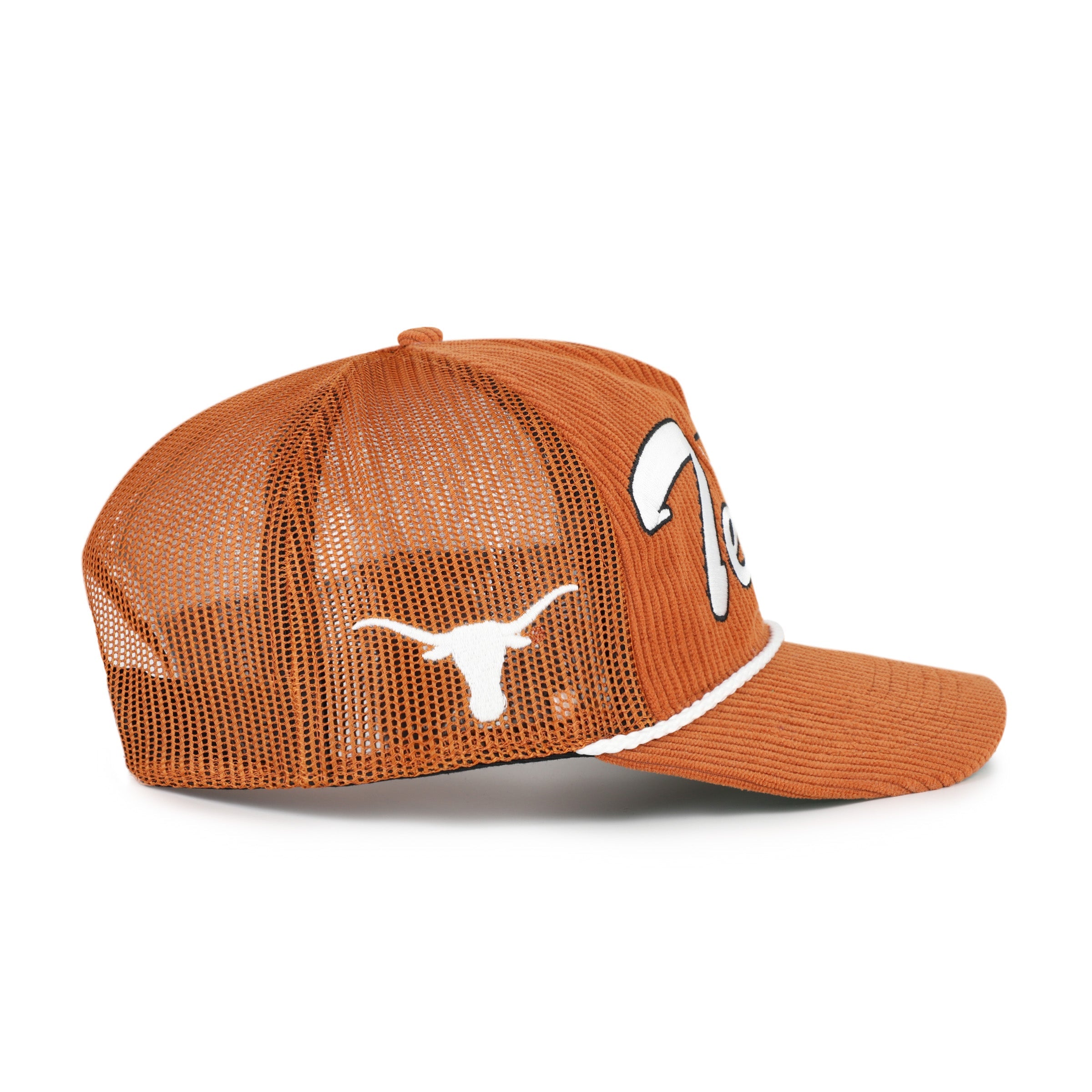 TEXAS LONGHORNS DOUBLE HEADER MESH '47 HITCH RF RELAXED FIT BURNT ORANGE