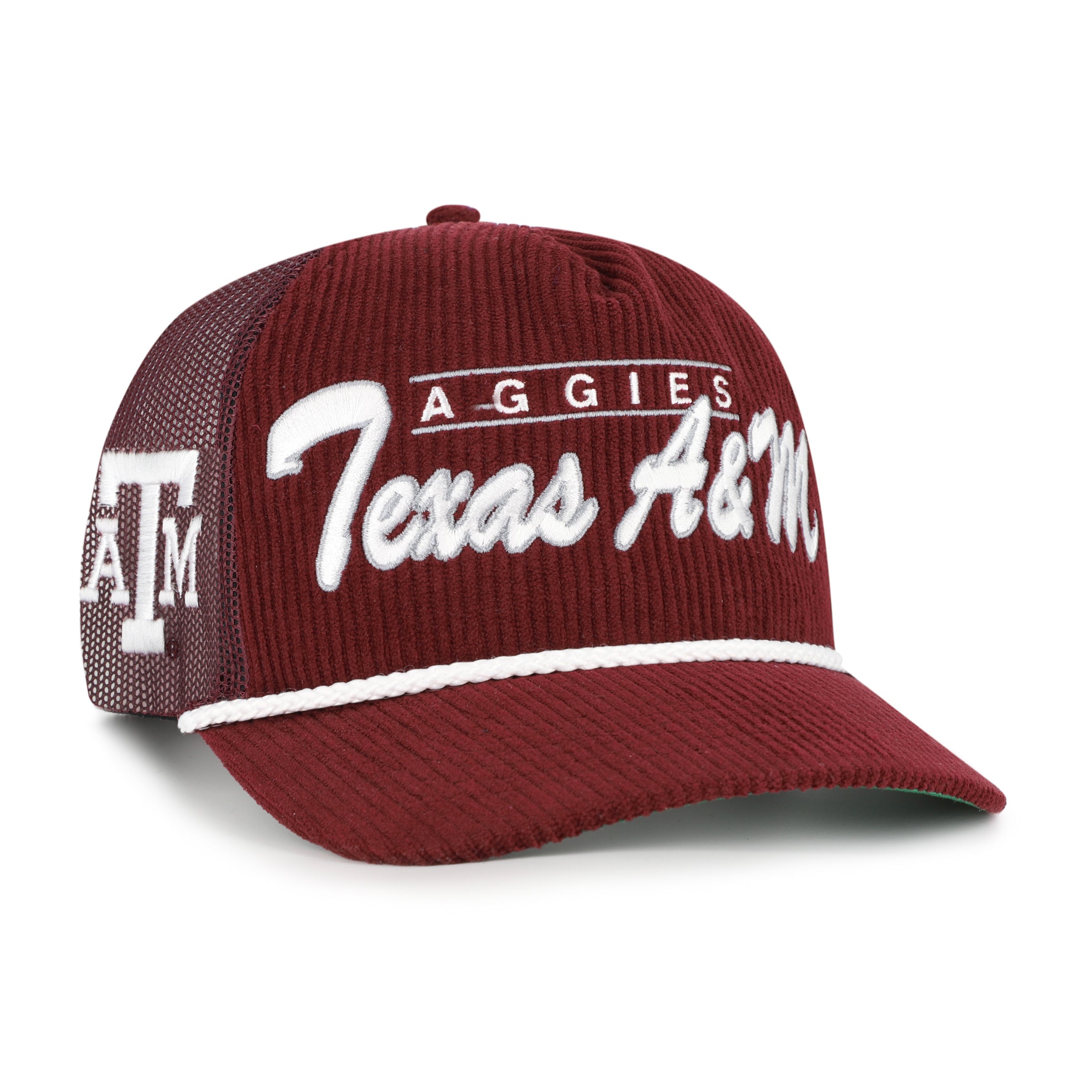 TEXAS A&M AGGIES DOUBLE HEADER MESH '47 HITCH RF RELAXED FIT DARK MAROON