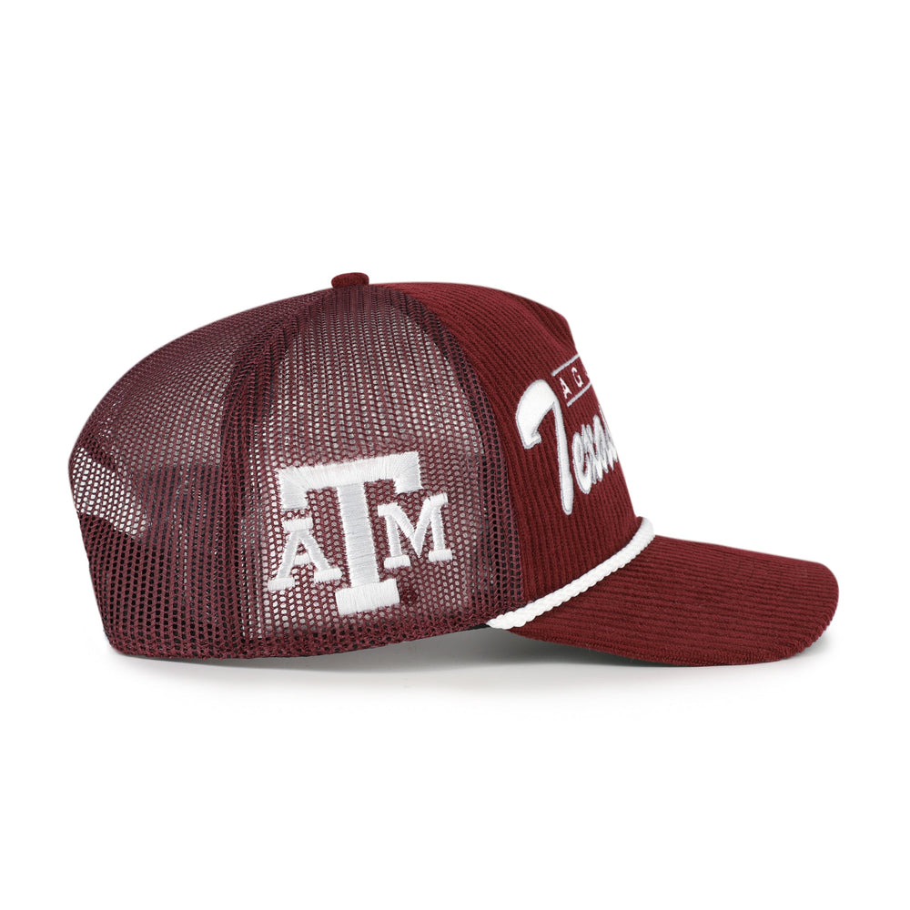 TEXAS A&M AGGIES DOUBLE HEADER MESH '47 HITCH RF RELAXED FIT DARK MAROON