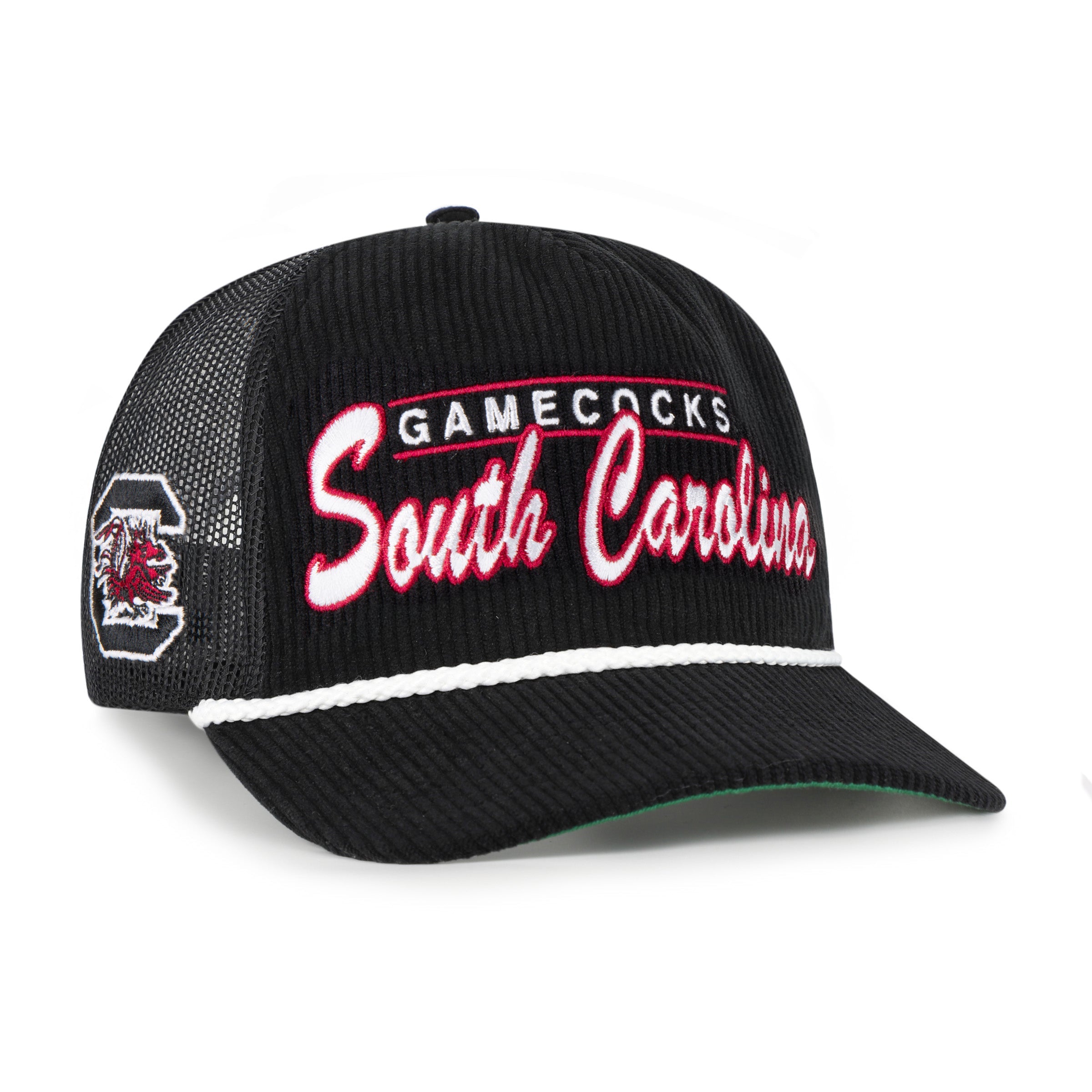 SOUTH CAROLINA GAMECOCKS DOUBLE HEADER MESH '47 HITCH RF RELAXED FIT BLACK