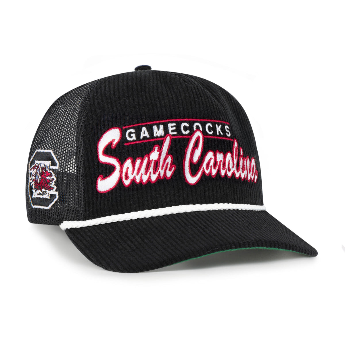 SOUTH CAROLINA GAMECOCKS DOUBLE HEADER MESH '47 HITCH RF RELAXED FIT BLACK