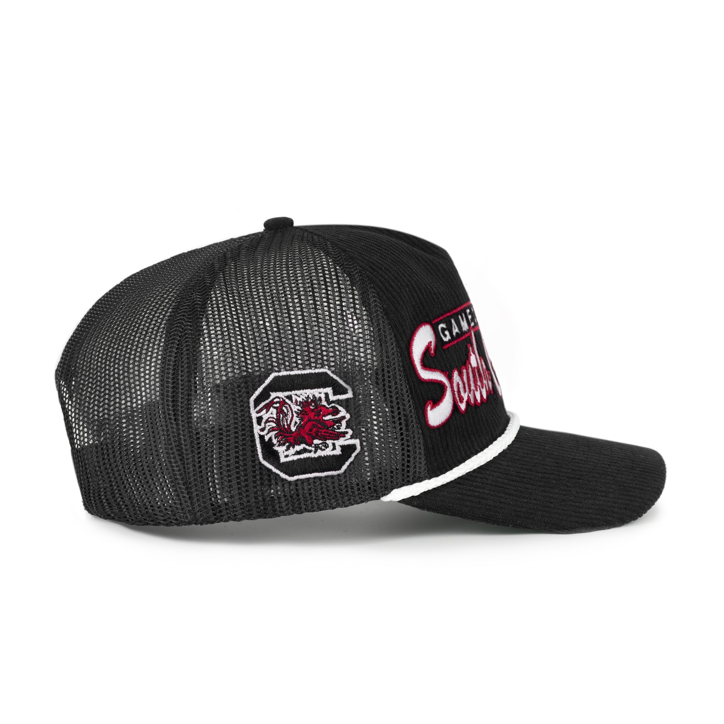 SOUTH CAROLINA GAMECOCKS DOUBLE HEADER MESH '47 HITCH RF RELAXED FIT BLACK