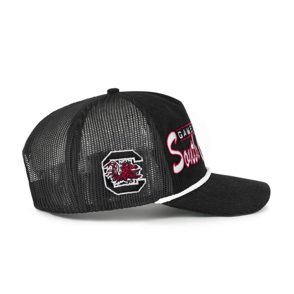 SOUTH CAROLINA GAMECOCKS DOUBLE HEADER MESH '47 HITCH RF RELAXED FIT BLACK