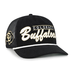 COLORADO BUFFALOES DOUBLE HEADER MESH '47 HITCH RF RELAXED FIT BLACK