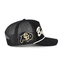 COLORADO BUFFALOES DOUBLE HEADER MESH '47 HITCH RF RELAXED FIT BLACK