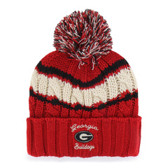 GEORGIA BULLDOGS EMMA '47 CUFF KNIT WOMENS RED