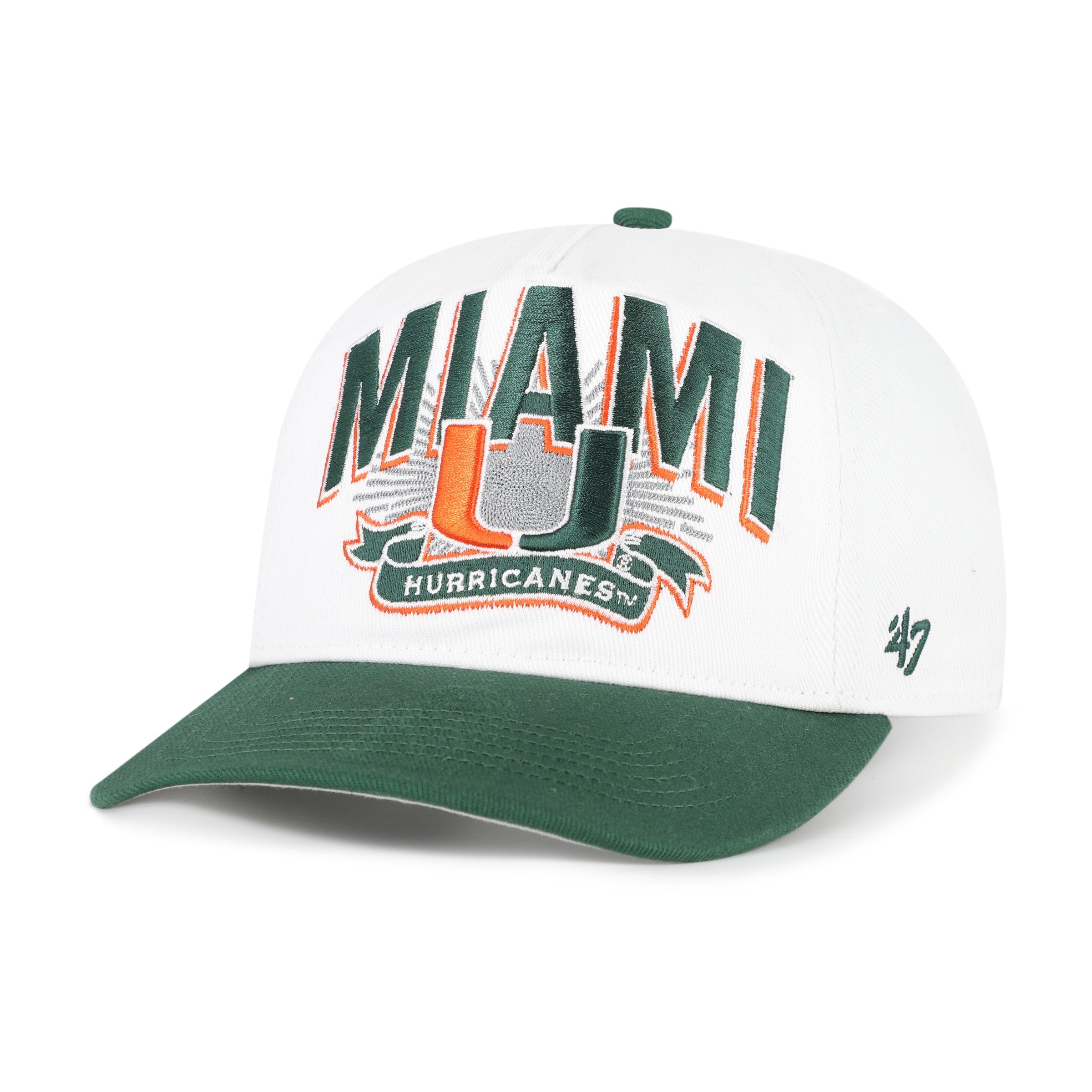 MIAMI HURRICANES PRIME PLAY '47 HITCH WHITE