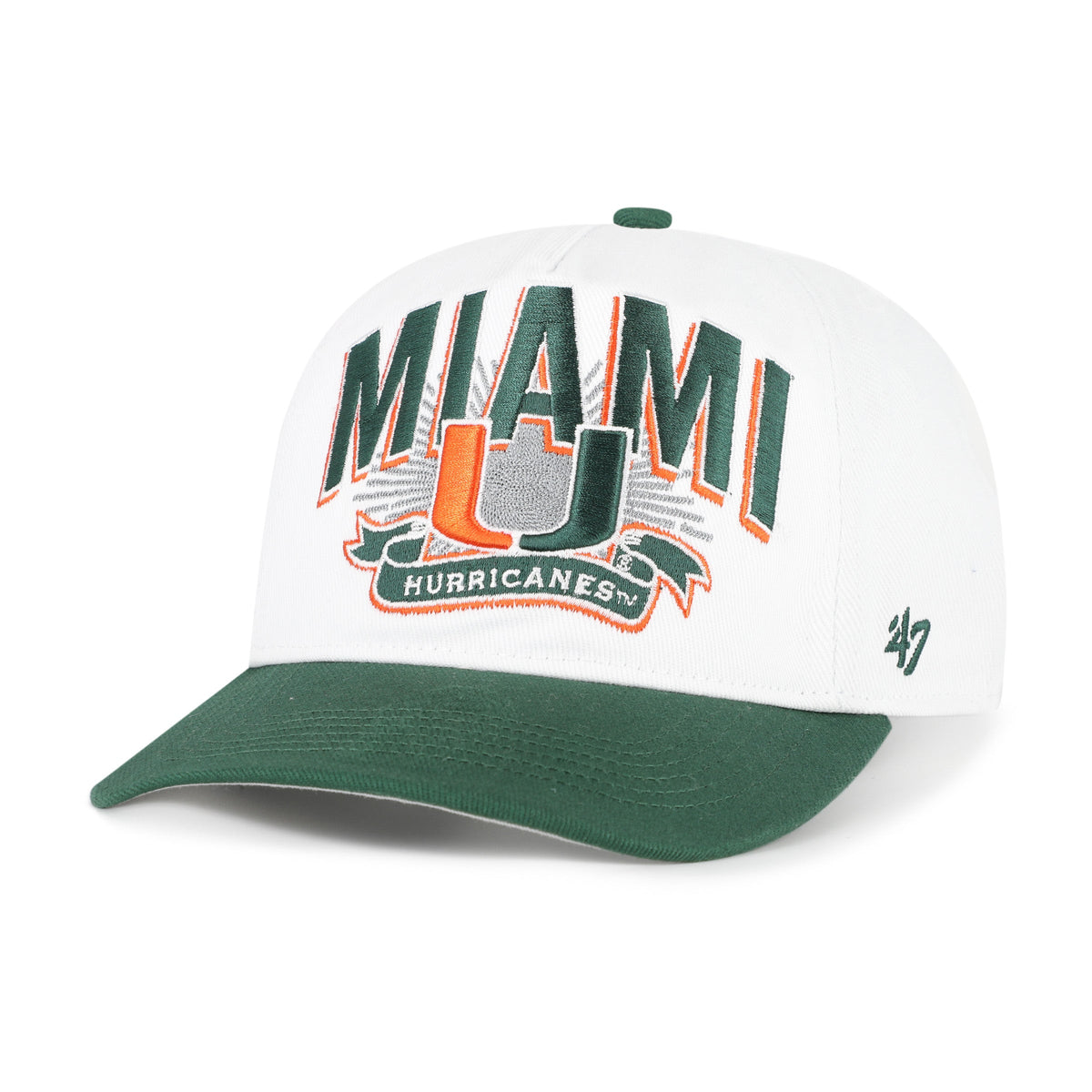 MIAMI HURRICANES PRIME PLAY '47 HITCH WHITE