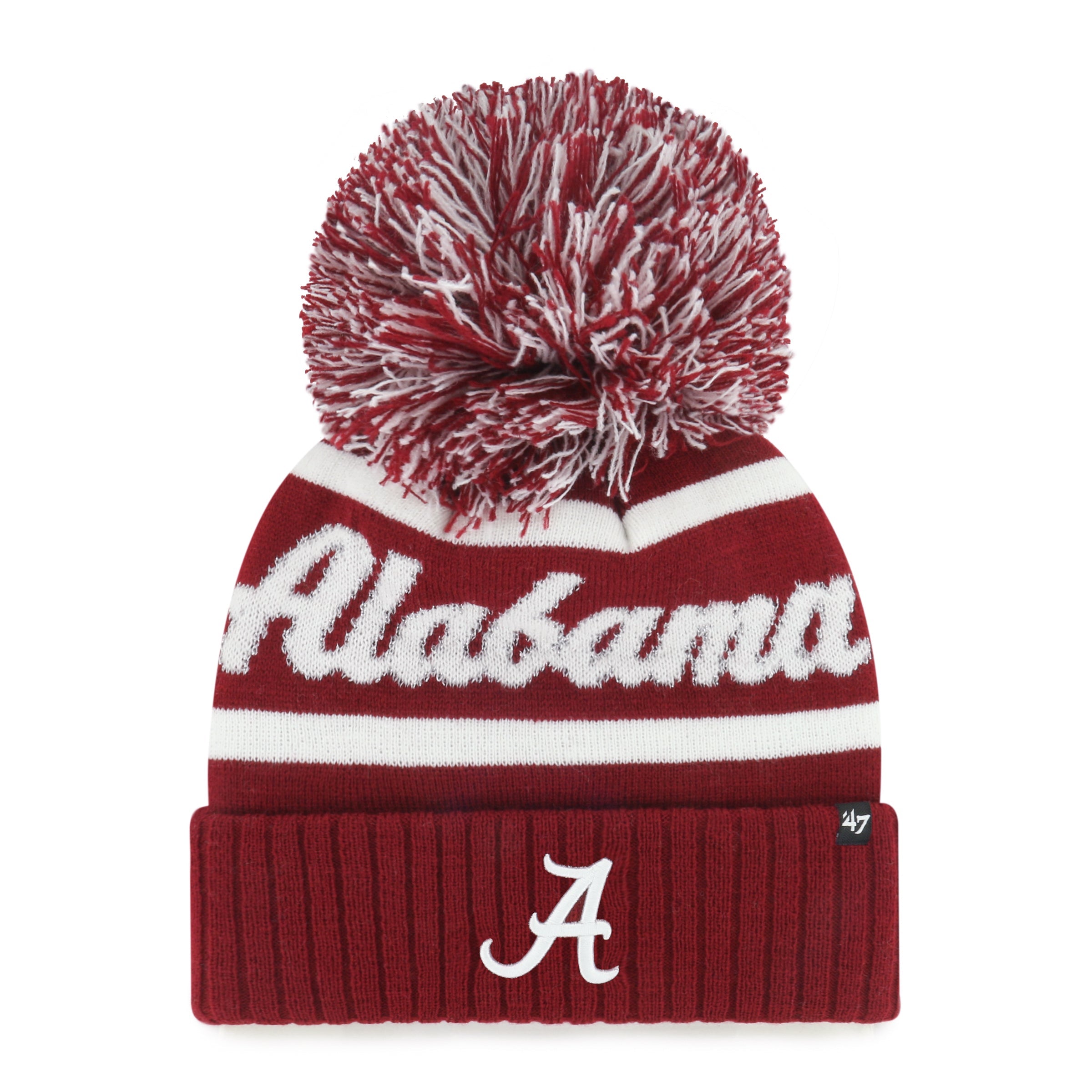 ALABAMA CRIMSON TIDE SPIRITED '47 CUFF KNIT WOMENS RAZOR RED