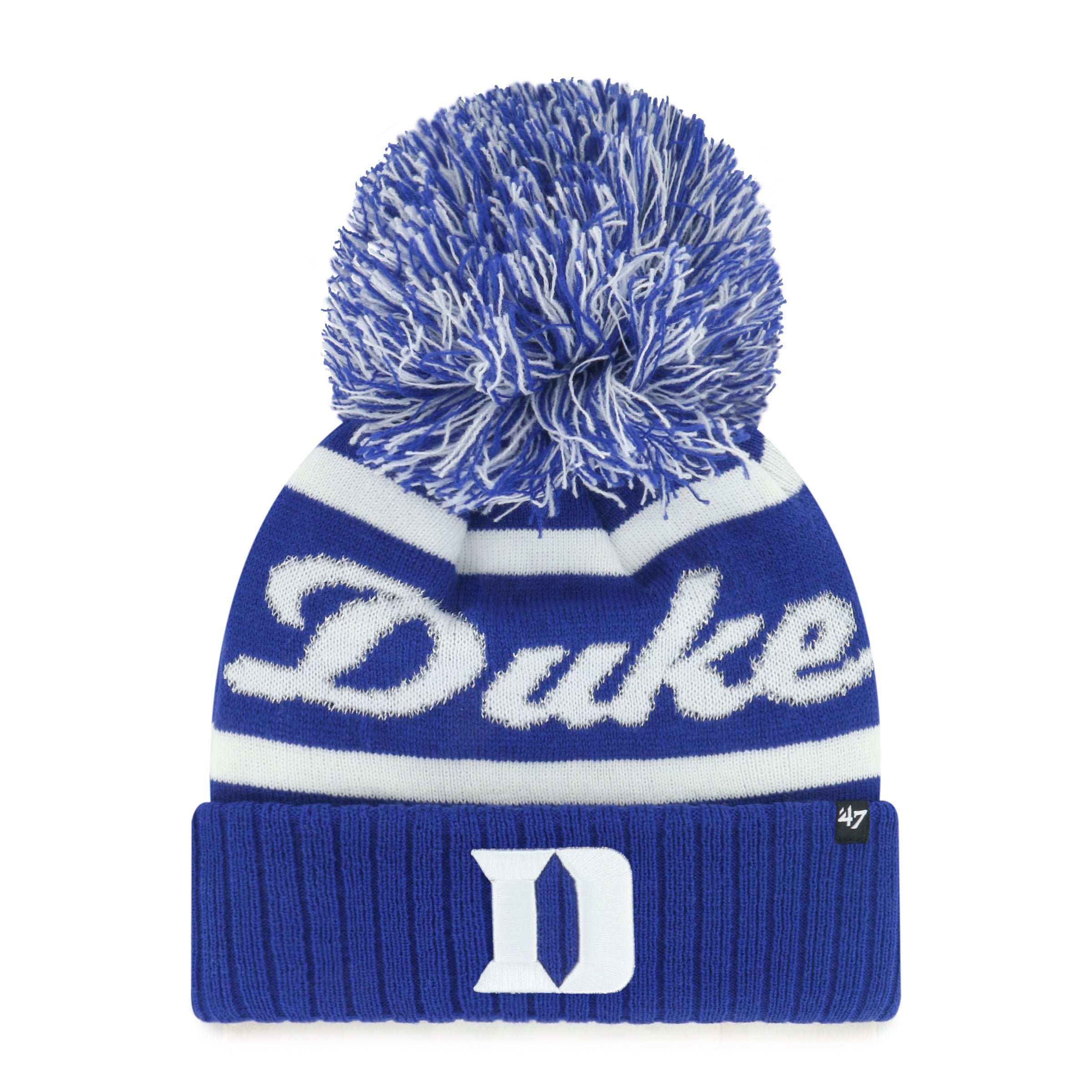 DUKE BLUE DEVILS SPIRITED '47 CUFF KNIT WOMENS ROYAL