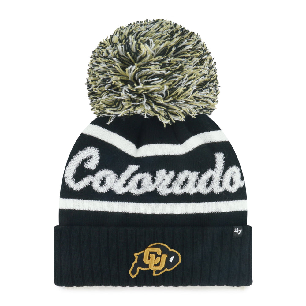 COLORADO BUFFALOES SPIRITED '47 CUFF KNIT WOMENS BLACK