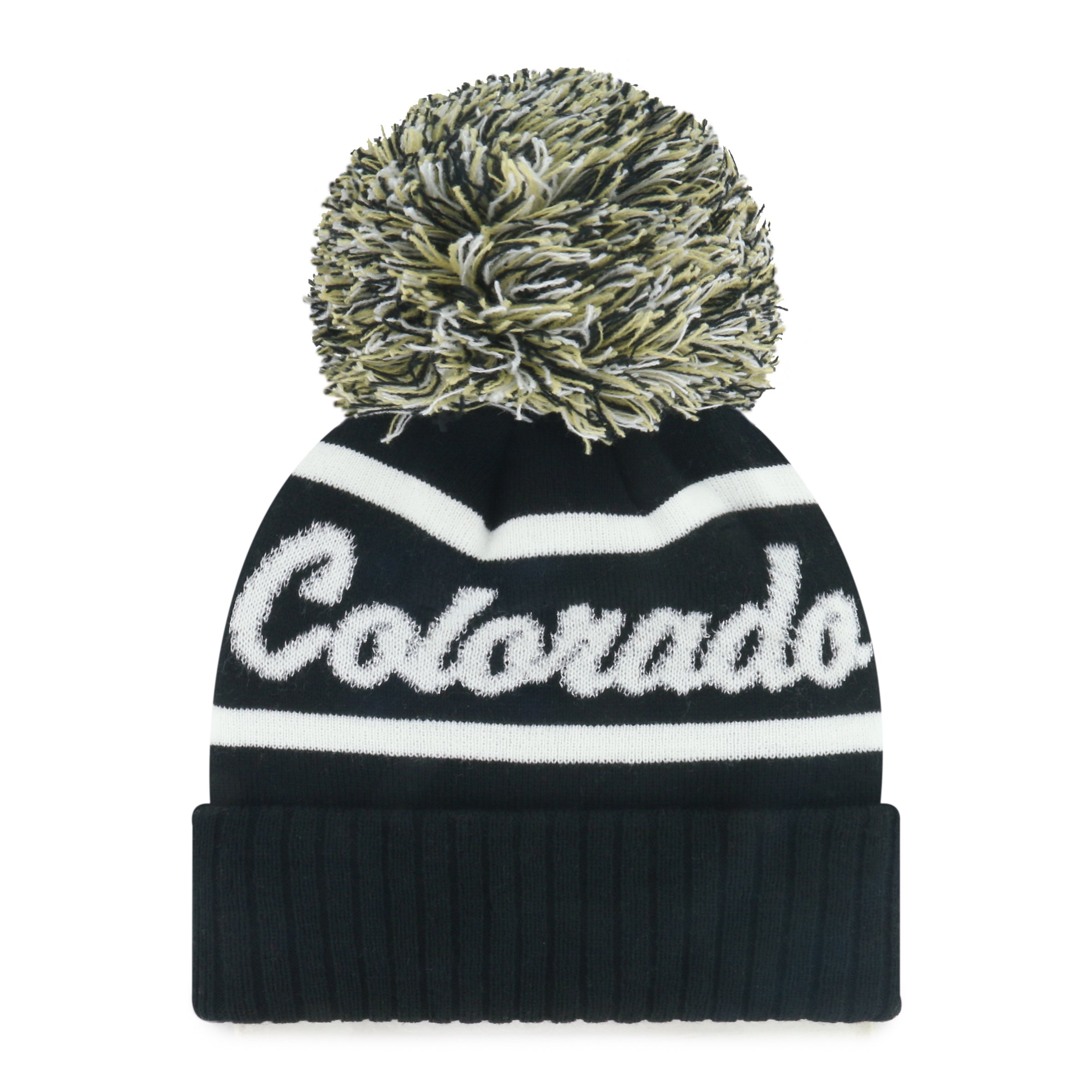 COLORADO BUFFALOES SPIRITED '47 CUFF KNIT WOMENS BLACK