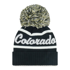 COLORADO BUFFALOES SPIRITED '47 CUFF KNIT WOMENS BLACK