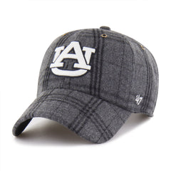 AUBURN TIGERS WINDOWPANE PLAID '47 CLEAN UP DARK GRAY