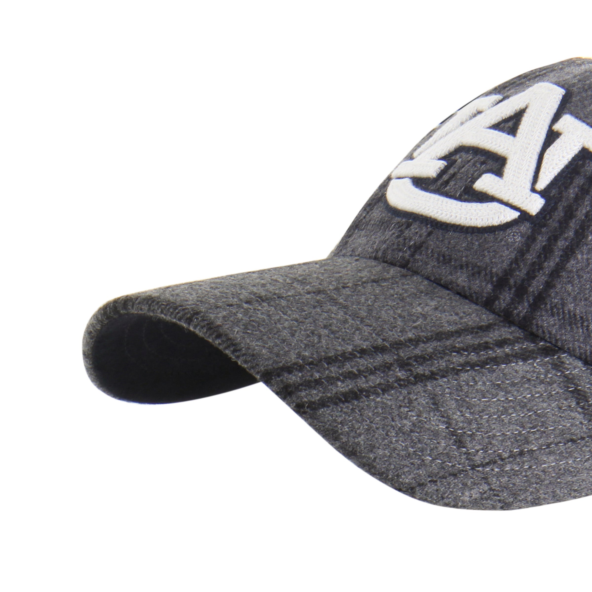 AUBURN TIGERS WINDOWPANE PLAID '47 CLEAN UP DARK GRAY