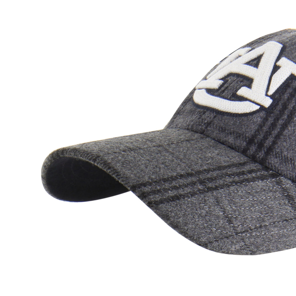 AUBURN TIGERS WINDOWPANE PLAID '47 CLEAN UP DARK GRAY