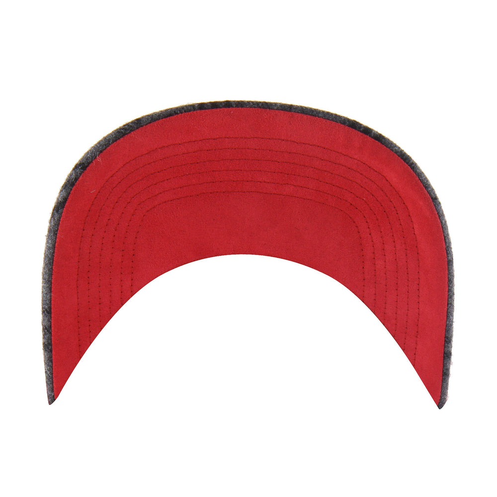 NEBRASKA CORNHUSKERS WINDOWPANE PLAID '47 HITCH RF RELAXED FIT RED