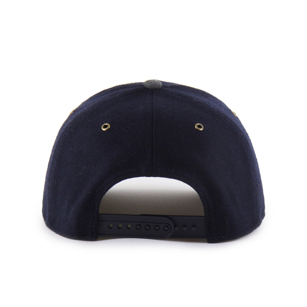 NOTRE DAME FIGHTING IRISH WINDOWPANE PLAID '47 HITCH RF RELAXED FIT NAVY