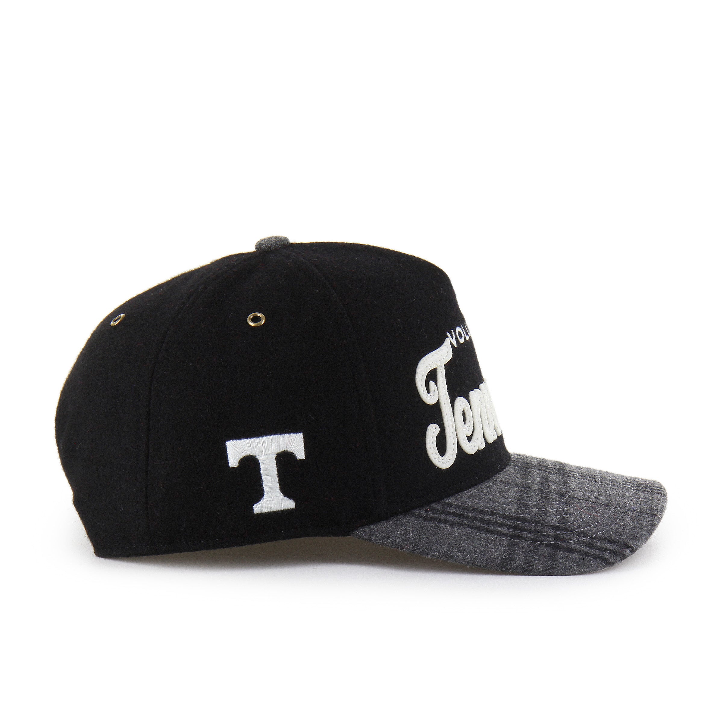 TENNESSEE VOLUNTEERS WINDOWPANE PLAID '47 HITCH RF RELAXED FIT BLACK