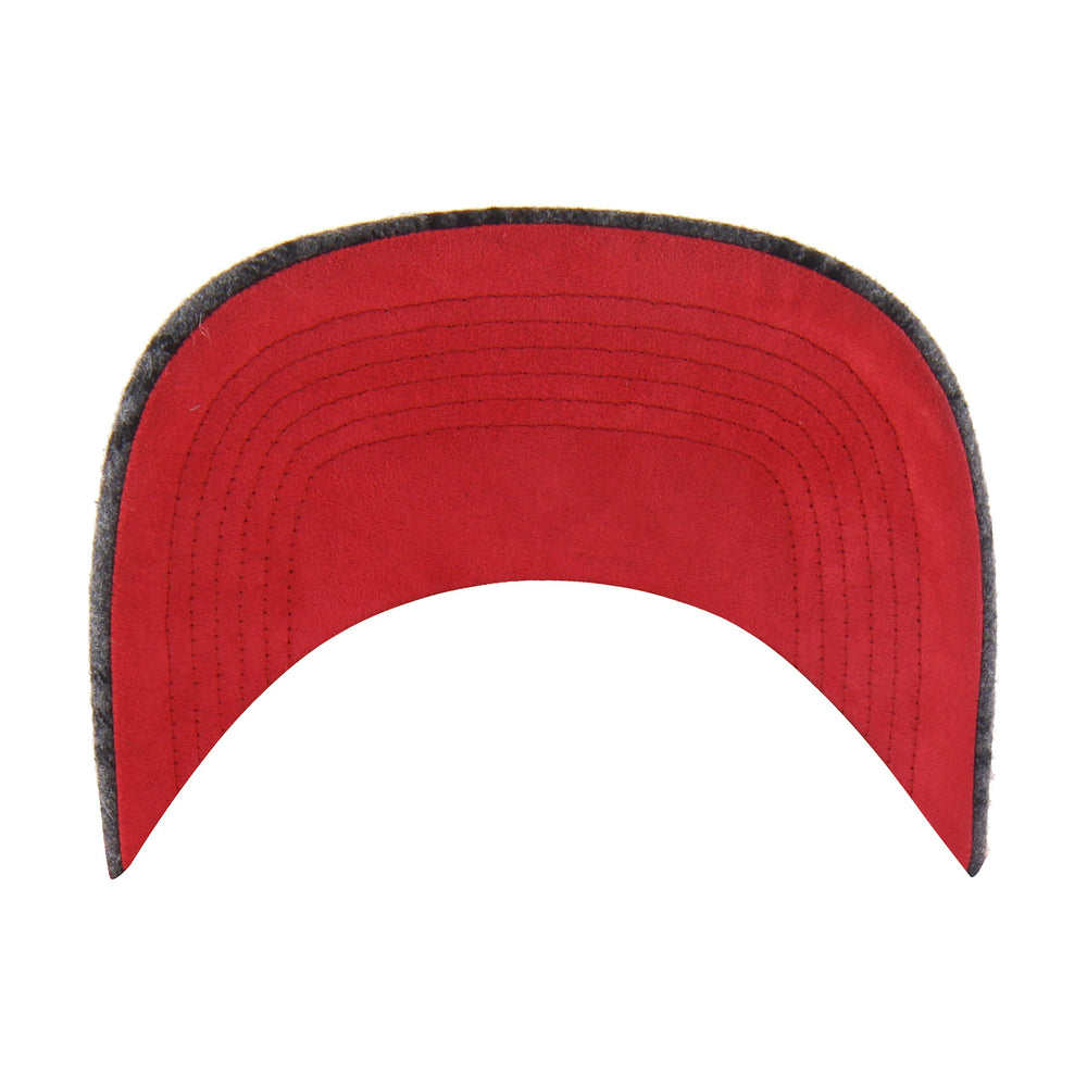 WISCONSIN BADGERS WINDOWPANE PLAID '47 HITCH RF RELAXED FIT RED