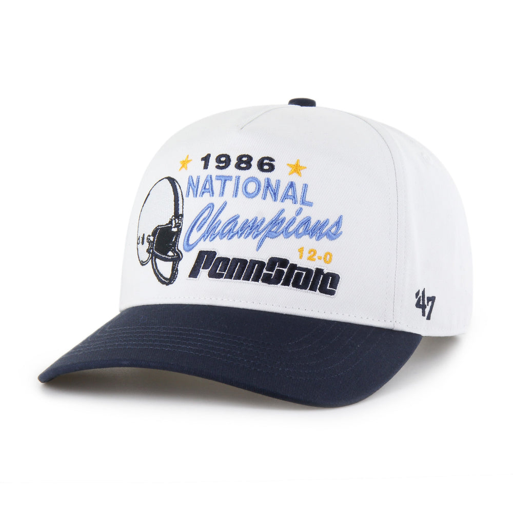 PENN STATE NITTANY LIONS PAST CHAMPS VARSITY HOUSE TWO TONE '47 HITCH WHITE