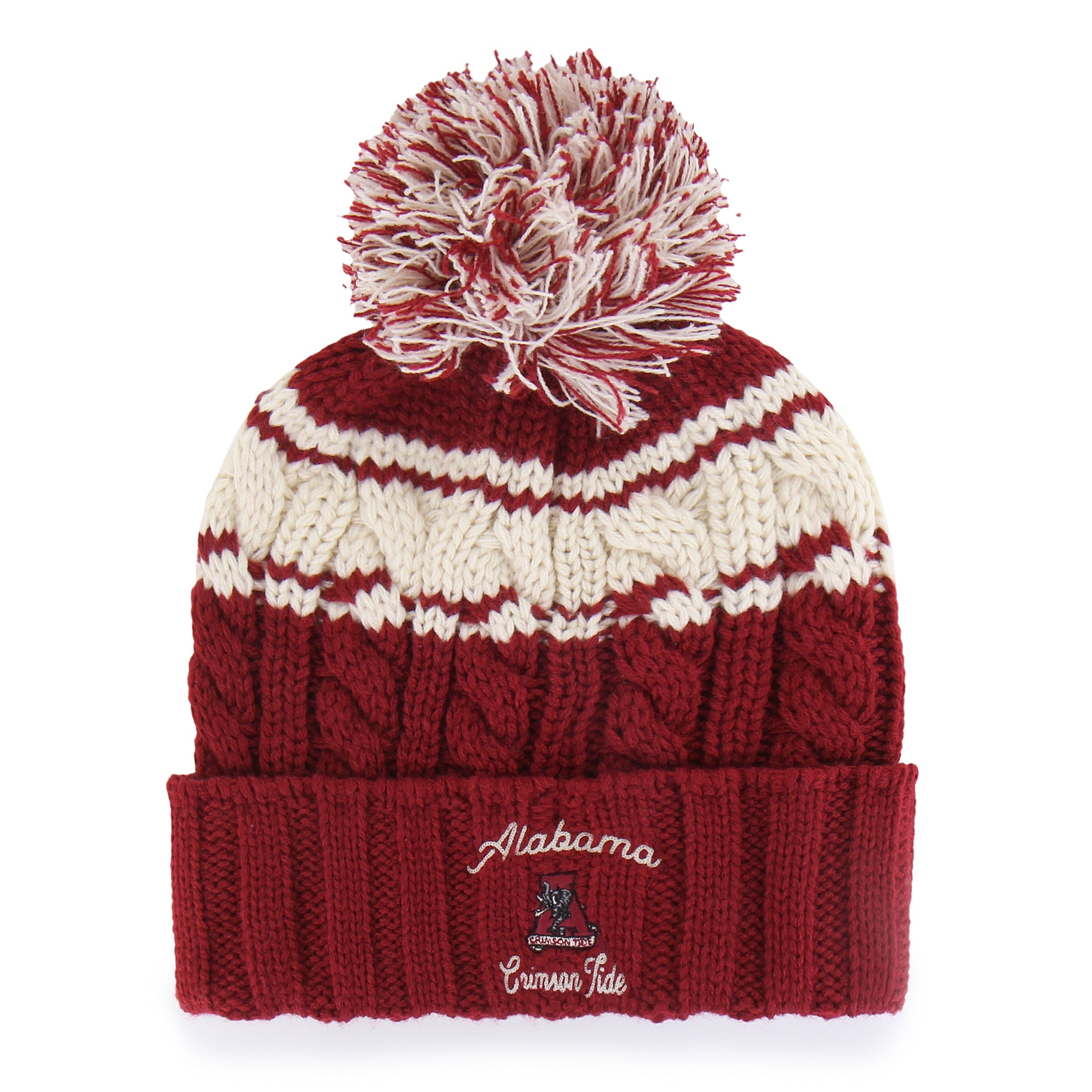 ALABAMA CRIMSON TIDE VINTAGE EMMA '47 CUFF KNIT WOMENS RAZOR RED