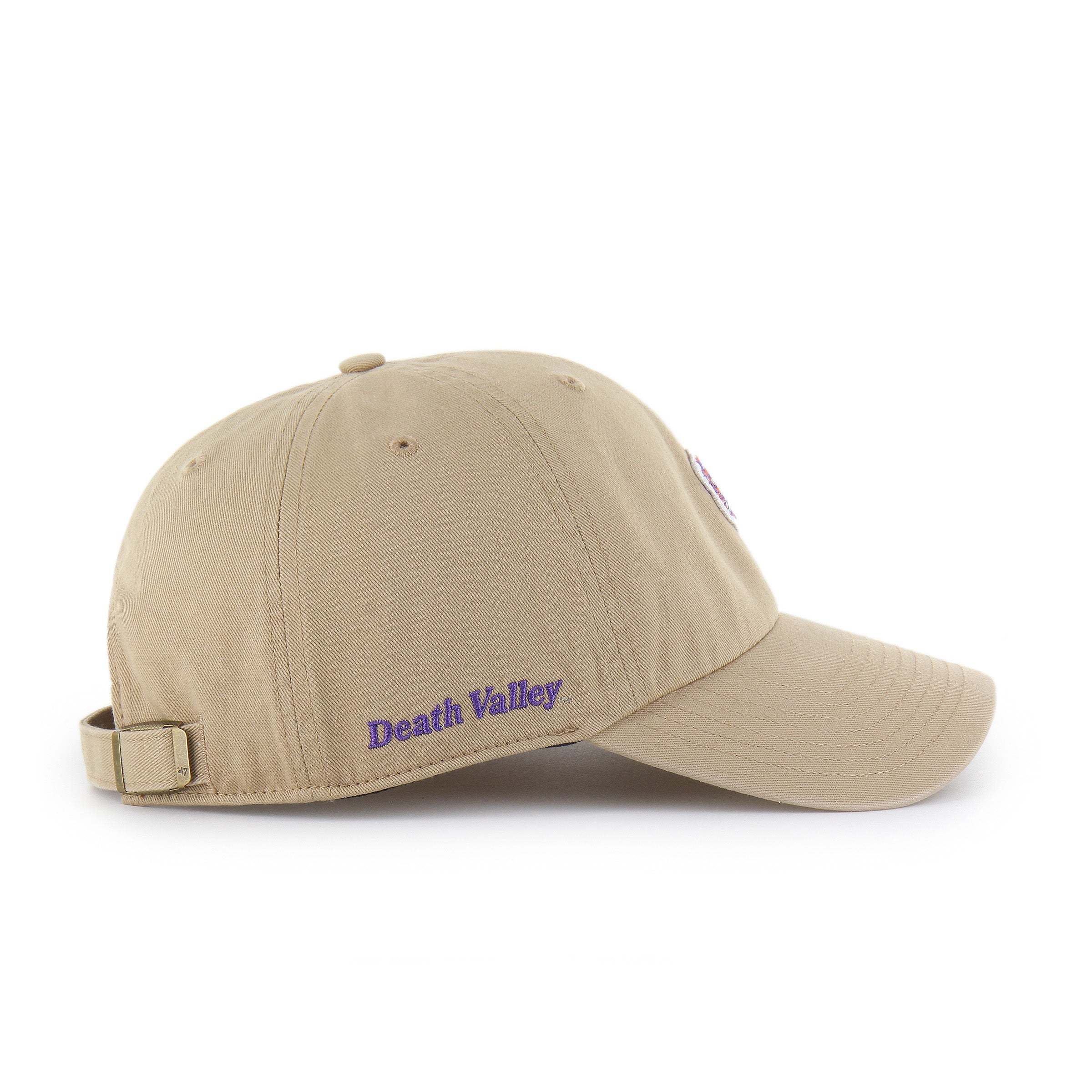 CLEMSON TIGERS VINTAGE MICRO PATCH '47 CLEAN UP KHAKI