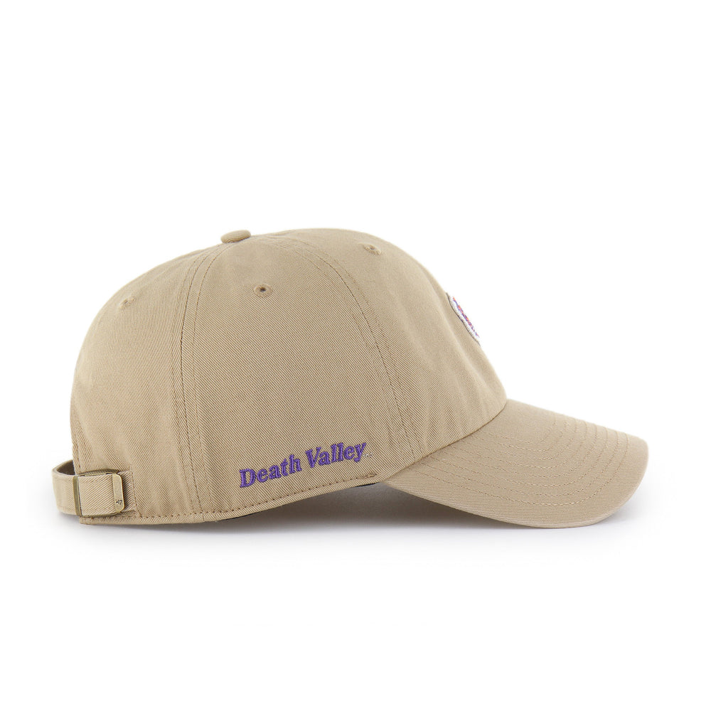 CLEMSON TIGERS VINTAGE MICRO PATCH '47 CLEAN UP KHAKI