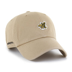 IOWA HAWKEYES VINTAGE MICRO PATCH '47 CLEAN UP KHAKI