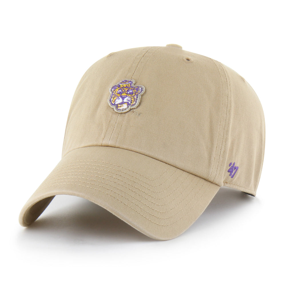 LOUISIANA STATE TIGERS LSU VIN MICRO PATCH 47 CLEAN UP KHAKI
