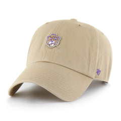 LOUISIANA STATE TIGERS LSU VIN MICRO PATCH 47 CLEAN UP KHAKI