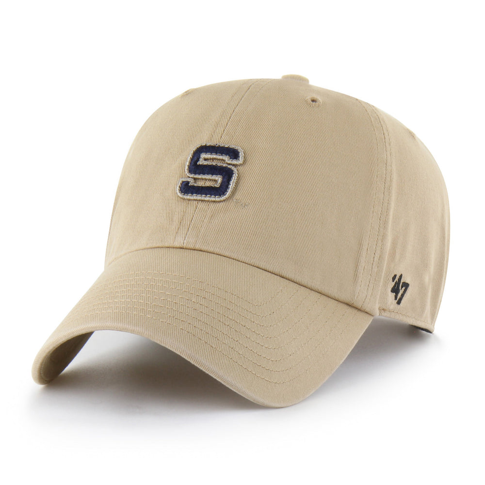 PENN STATE NITTANY LIONS VINTAGE MICRO PATCH '47 CLEAN UP KHAKI