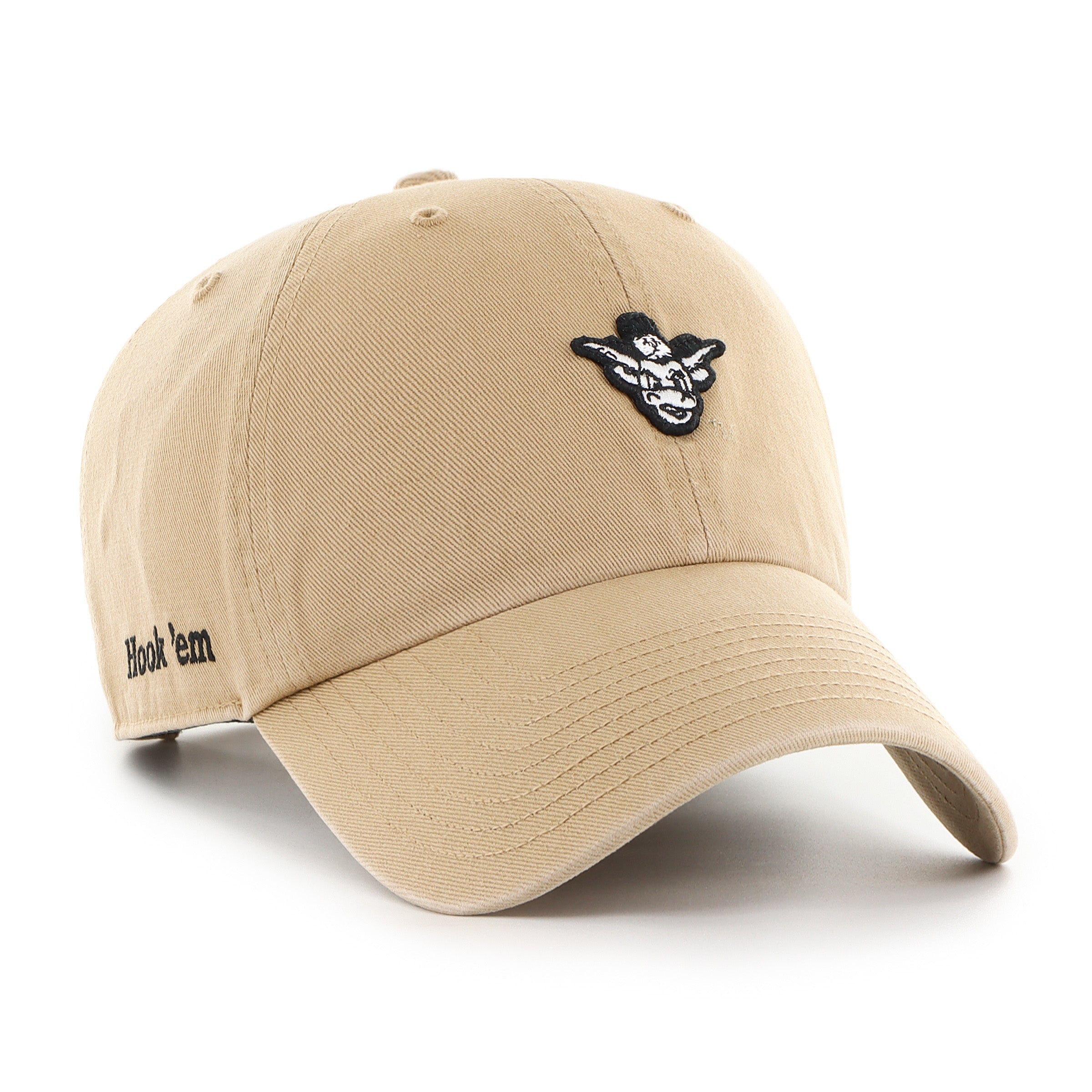 TEXAS LONGHORNS VINTAGE MICRO PATCH '47 CLEAN UP KHAKI