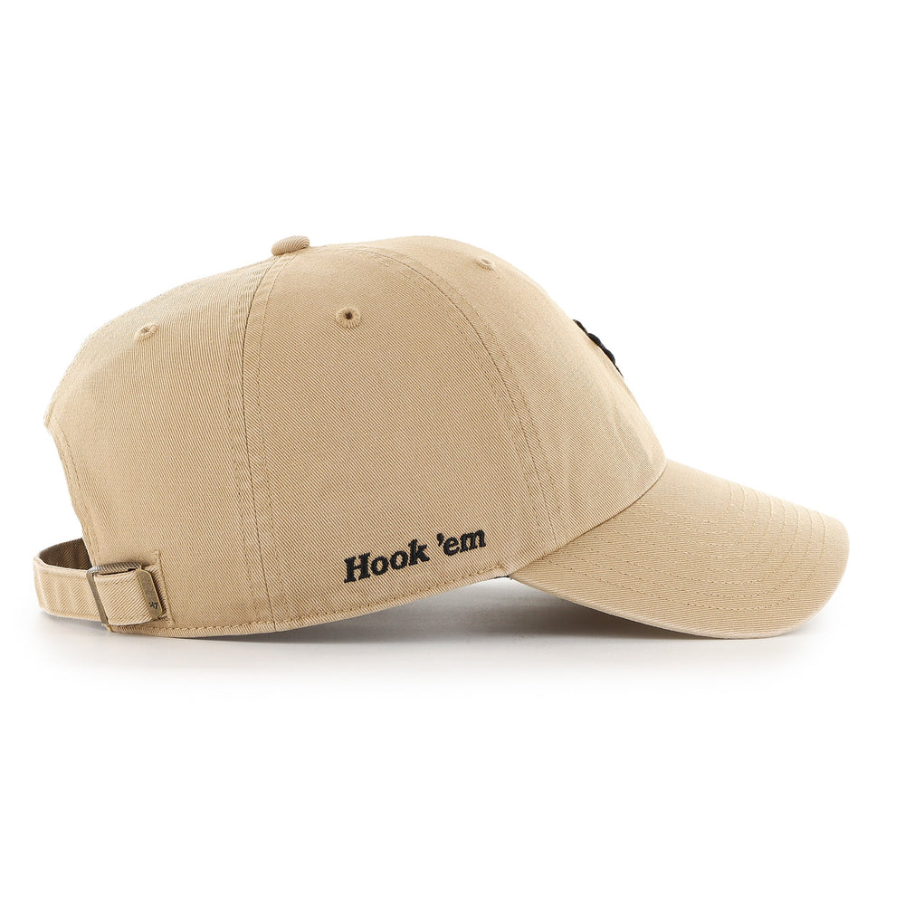 TEXAS LONGHORNS VINTAGE MICRO PATCH '47 CLEAN UP KHAKI