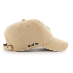 TEXAS LONGHORNS VINTAGE MICRO PATCH '47 CLEAN UP KHAKI