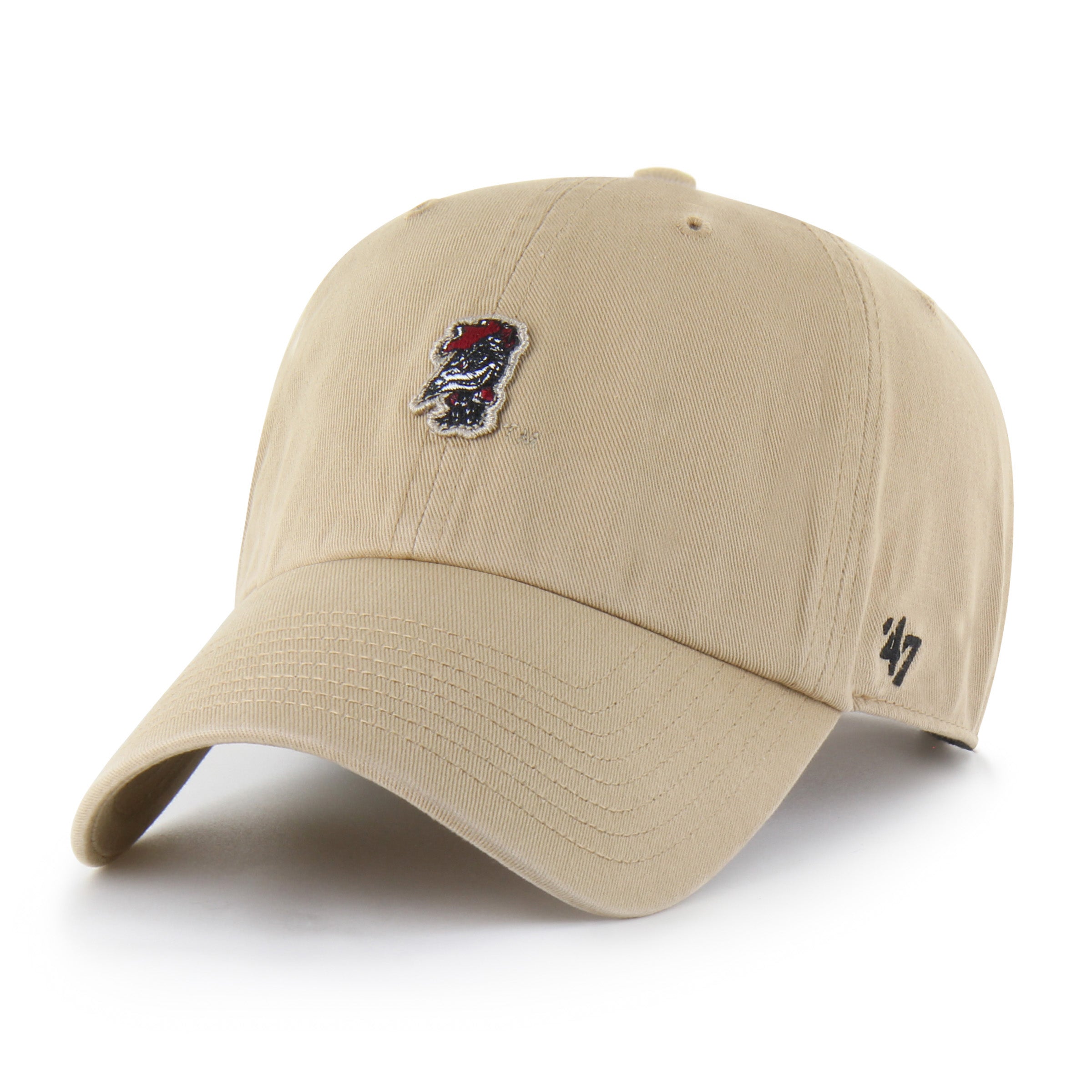 SOUTH CAROLINA GAMECOCKS VINTAGE MICRO PATCH 47 CLEAN KHAKI