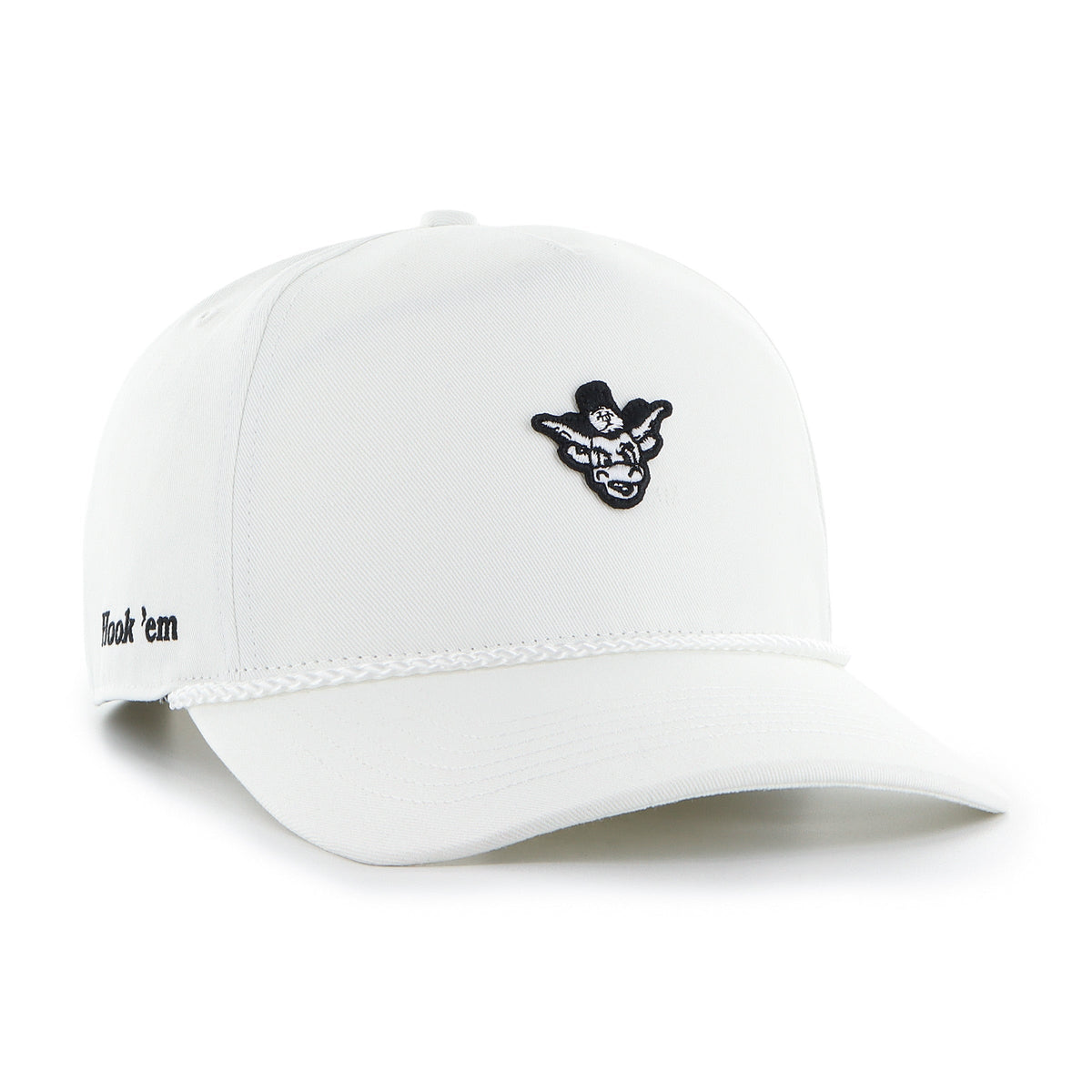 TEXAS LONGHORNS VINTAGE MICRO PATCH '47 HITCH WHITE