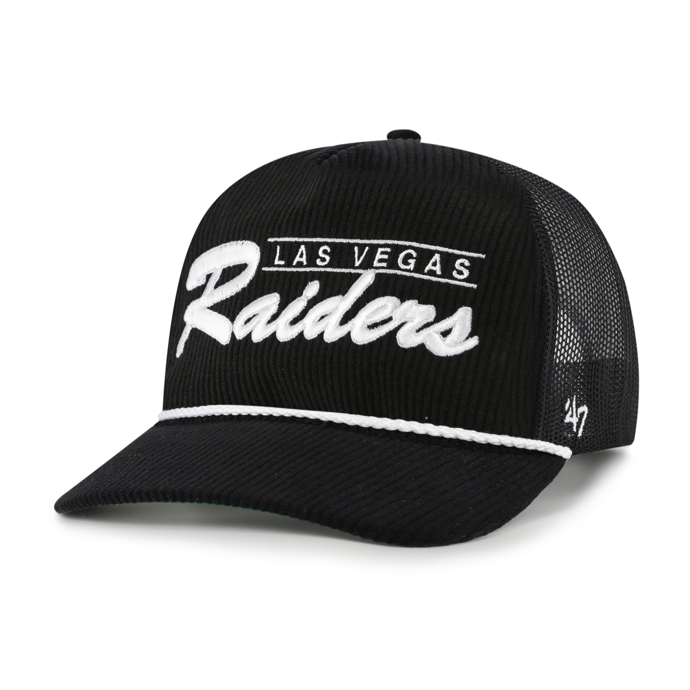 LAS VEGAS RAIDERS DOUBLE HEADER MESH '47 HITCH RF RELAXED FIT BLACK