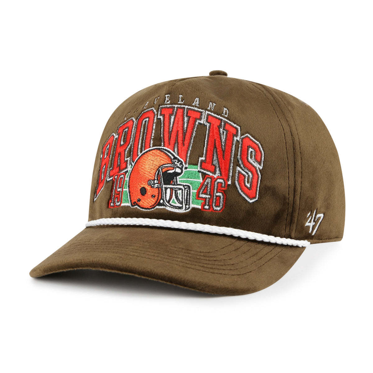 CLEVELAND BROWNS GO BIG '47 HITCH RF RELAXED FIT WOMENS BROWN