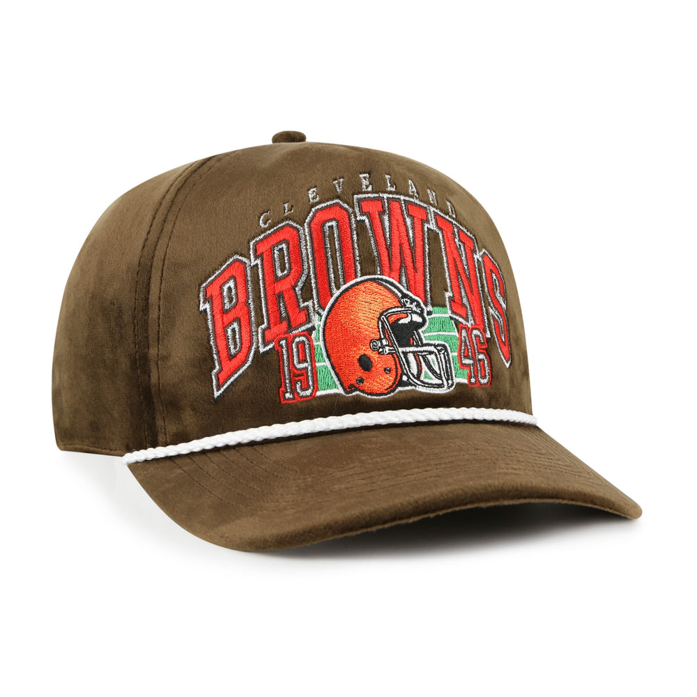 CLEVELAND BROWNS GO BIG '47 HITCH RF RELAXED FIT WOMENS BROWN
