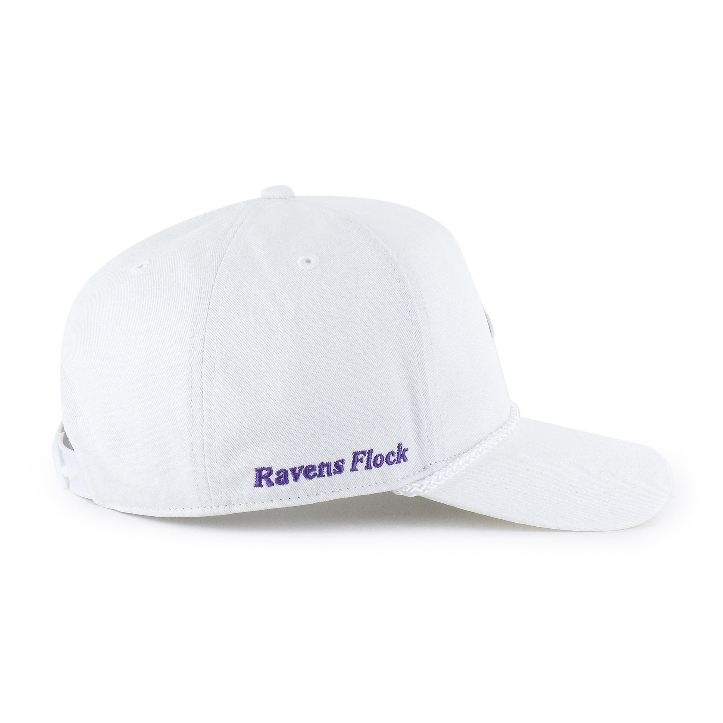 BALTIMORE RAVENS MICRO PATCH '47 HITCH RF RELAXED FIT WHITE