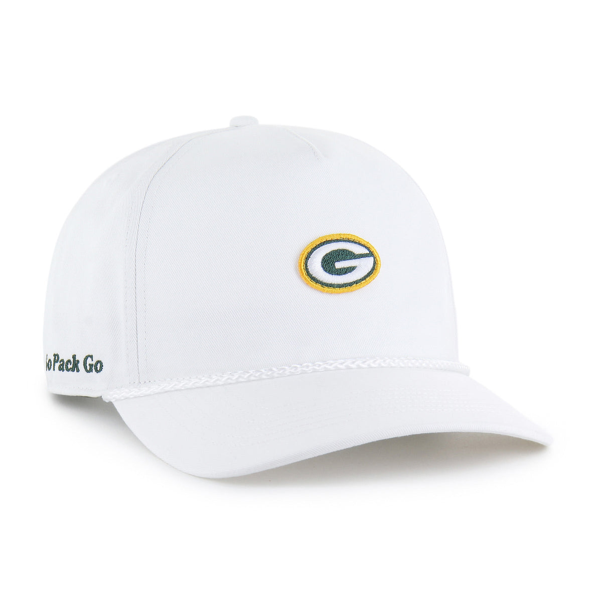GREEN BAY PACKERS MICRO PATCH '47 HITCH RF RELAXED FIT WHITE